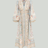 Zimmermann Roselight plunge midi dress