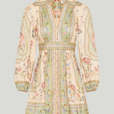 Zimmermann Roselight plunge mini dress