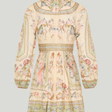 Zimmermann Roselight plunge mini dress