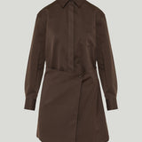 Loewe Double L cotton and silk shirt dress