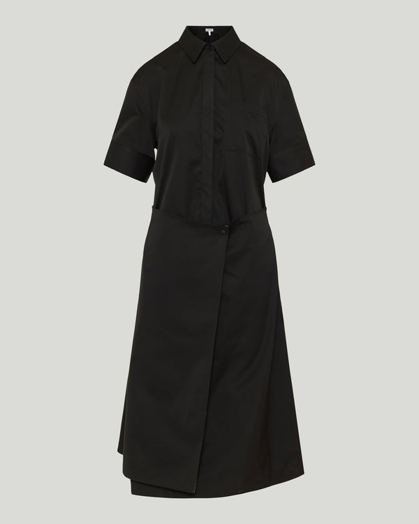Loewe Wrap cotton midi dress