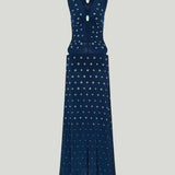 Rabanne embellished cut-out maxi dress