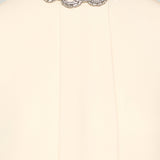 Valentino Garavani Cady couture embroidered short dress
