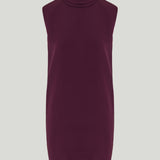 Valentino Garavani Draped silk cady turtleneck mini dress