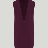 Valentino Garavani Draped silk cady turtleneck mini dress