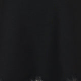 Valentino Garavani Lace-trimmed silk crepe mini dress