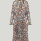 Valentino Garavani floral-print bow midi dress