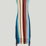 Fendi Striped viscose yarn dress