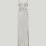 Versace Draped jersey gown