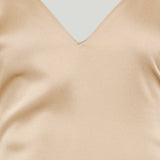 Tom Ford Metallic-trim open-back evening gown