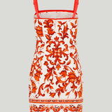 Dolce & Gabbana Silk-blend Majolica print mini dress
