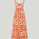 Dolce & Gabbana Pleated printed cotton-poplin midi dress