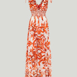 Dolce & Gabbana Majolica-print long dress
