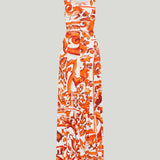 Dolce & Gabbana Majolica print long dress