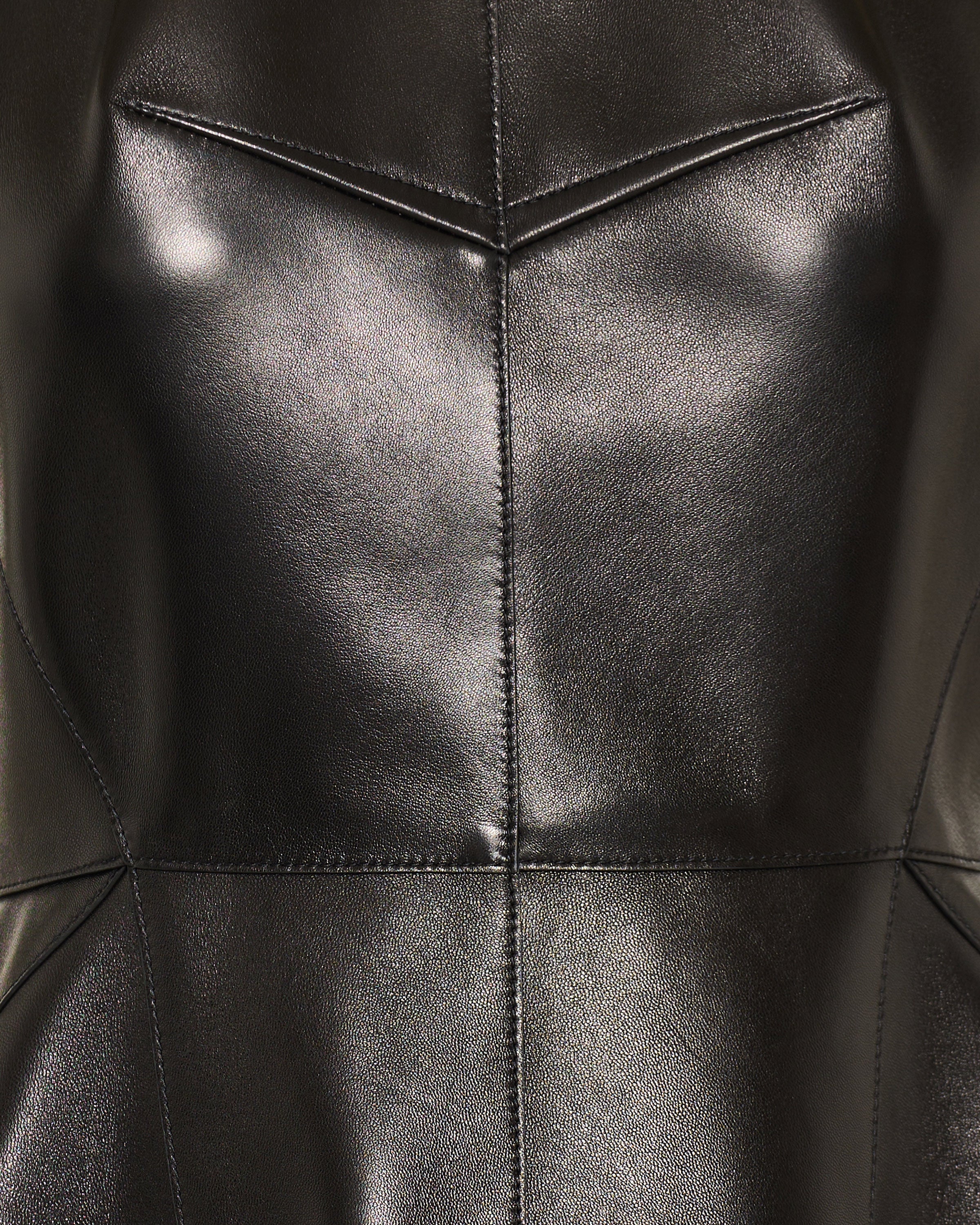 givenchy leather dress Givenchy Women's Mini Straps Dress in Leather - Black