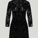 Gucci Floral devoré velour dress