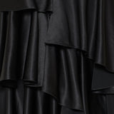 Balmain Silk draped mini dress