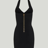 Balmain Jacquard-knit mini dress