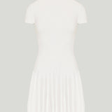 Balmain Glittered compact knit mini dress