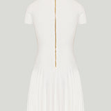 Balmain Glittered compact knit mini dress