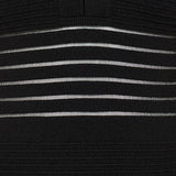 Balmain V-neck knit mini dress