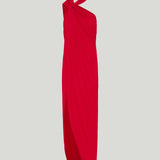 Balmain Draped jersey maxi dress