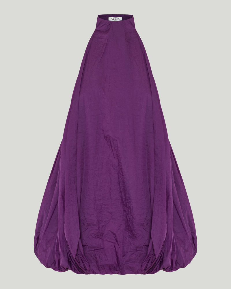 ALAÏA Balloon woven mini dress