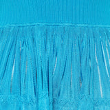 Alaïa Tiered pointelle-knit mini dress