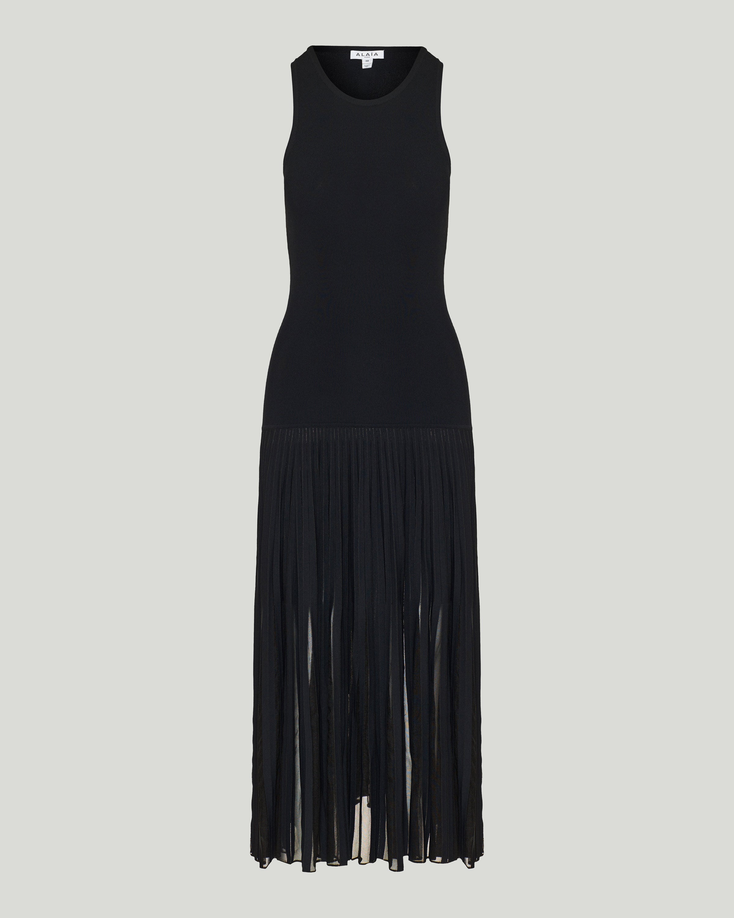 Alaïa Pleated sheer midi dress – Luisa World