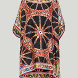 Dolce & Gabbana Carretto-print twill mini kaftan dress