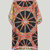 Dolce & Gabbana Carretto-print twill mini kaftan dress