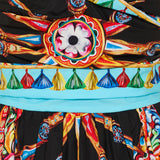Dolce & Gabbana Carretto cotton mini dress
