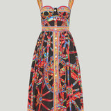 Dolce & Gabbana Carretto-print cotton-poplin dress