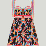 Dolce & Gabbana Carretto-print poplin dress