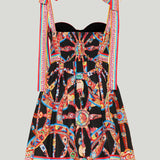 Dolce & Gabbana Carretto-print poplin dress