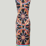 Dolce & Gabbana Carretto-print satin midi dress