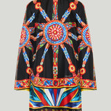 Dolce & Gabbana Carretto silk twill kaftan