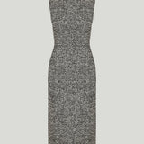 Dolce & Gabbana Sleeveless tweed midi dress
