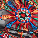 Dolce & Gabbana Carretto-print twill maxi dress