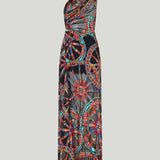 Dolce & Gabbana Carretto-print twill maxi dress