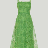 Carolina Herrera Hydrangea lace midi dress