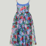 Carolina Herrera Floral-print silk crepe midi dress