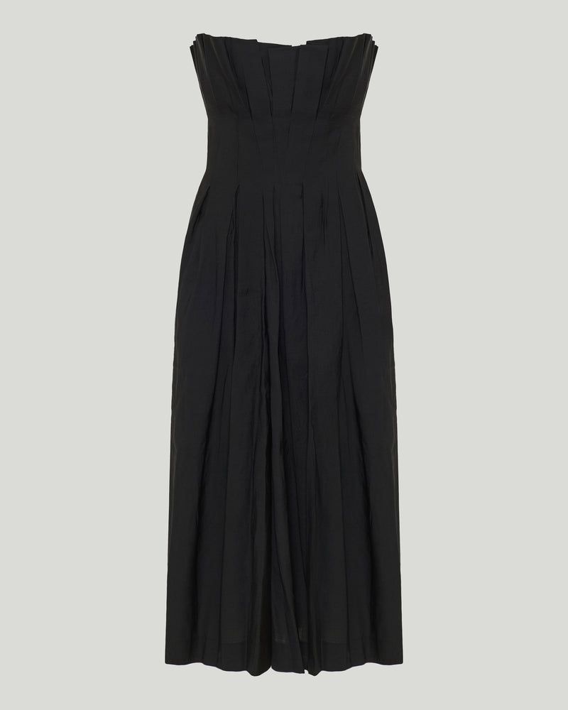 Khaite Claude strapless maxi dress