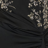 McQueen Draped embellished gown