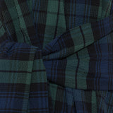 JW Anderson Checked cotton cloqué midi dress