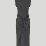 Jacquemus La Robe Alba ruched midi dress