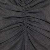 Jacquemus La Robe Alba ruched midi dress