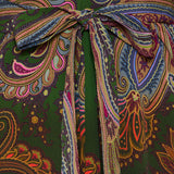 Etro Belted paisley-print jersey mini dress