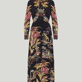 Etro Printed silk scarf maxi dress