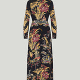 Etro Printed silk scarf maxi dress
